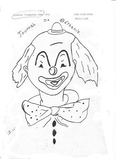 Journal de Béthanie numéro 6 du 01/01/1985