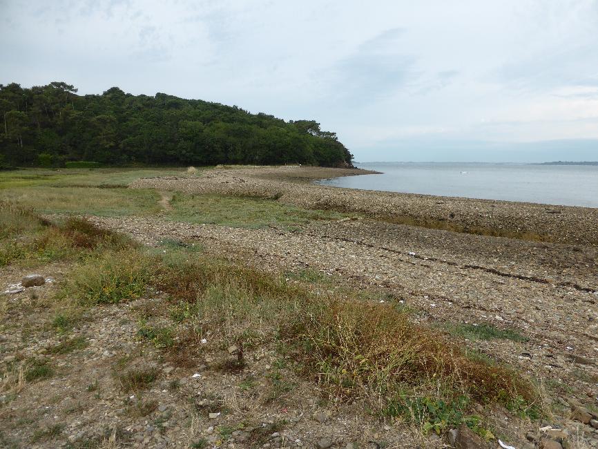 Départ de la balade, au Loch