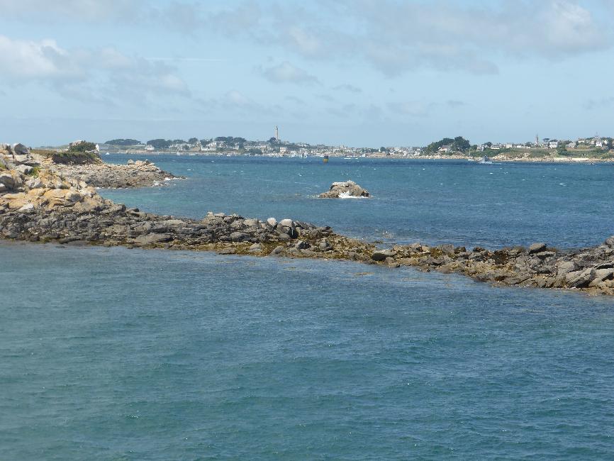 L'île de Batz, depuis l'estacade