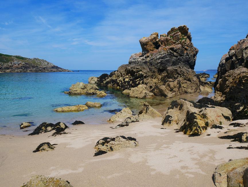 Plage à l'ouest de la pointe de Trénaouré