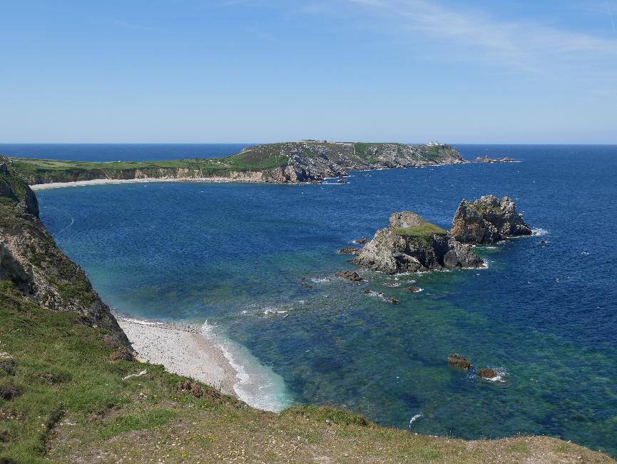 Pointe du grand Gouin ; vue sur la pointe du Toulinguet