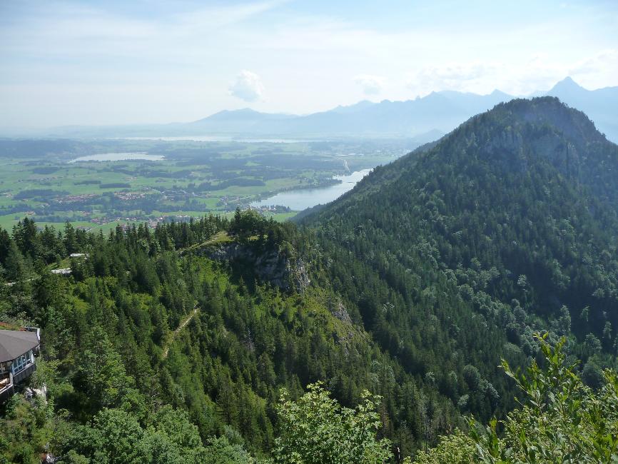 Vue depuis Falkenstein vers Weissensee