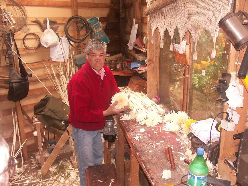 Fabrication de fleurs en bois