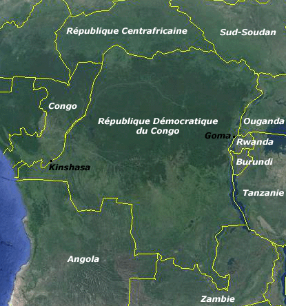 Carte du Congo