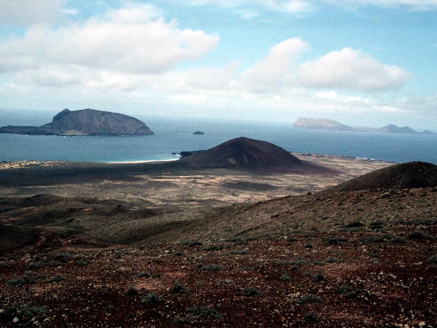 Graciosa ; vue depuis Aguja Grande