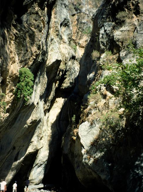 Canyon de Sarakinos, près de la plage de Myrtos