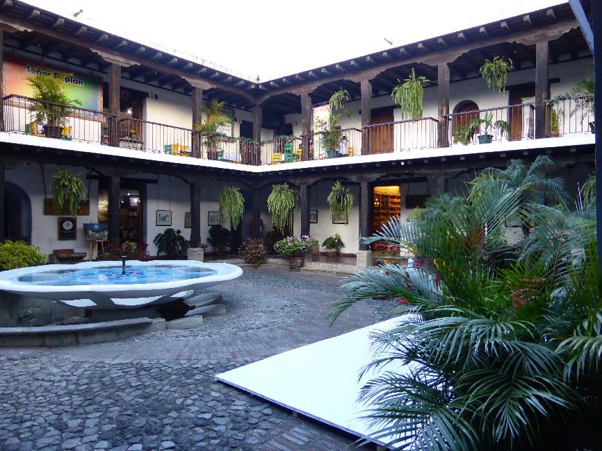 Patio fleuri