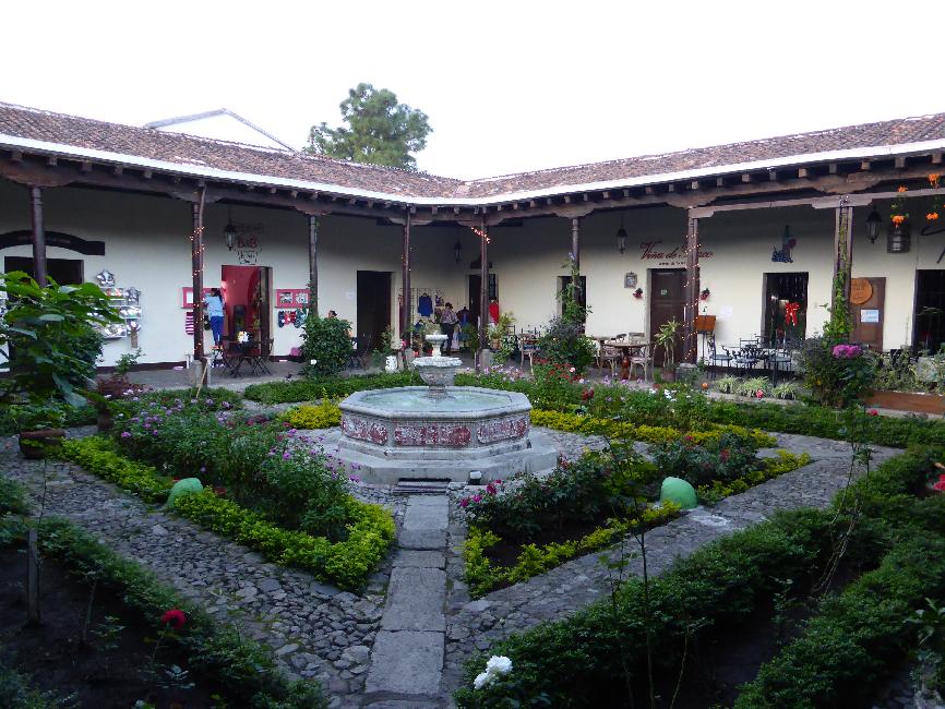 Patio fleuri