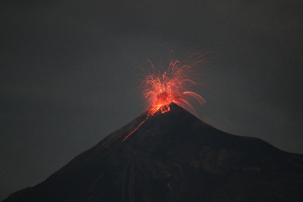 Le volcan, depuis Ciudad Vieja