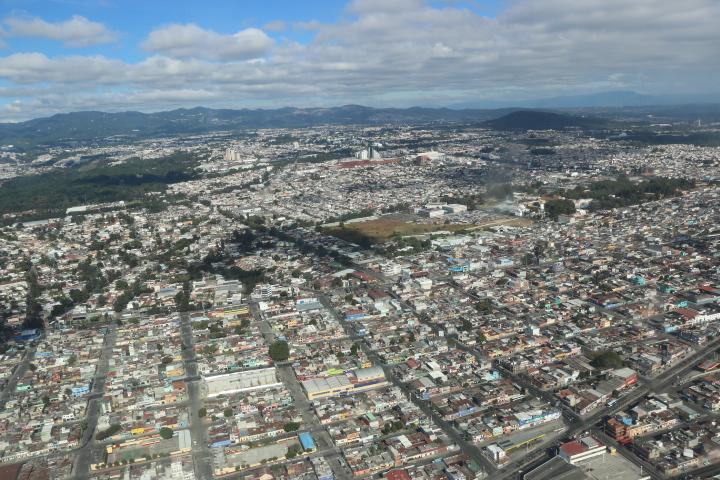 Survol de Guatemala Ciudad