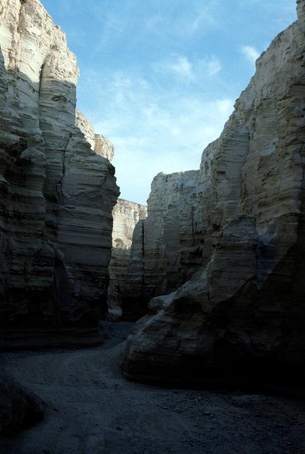 Grottes de farine : le fond du canyon