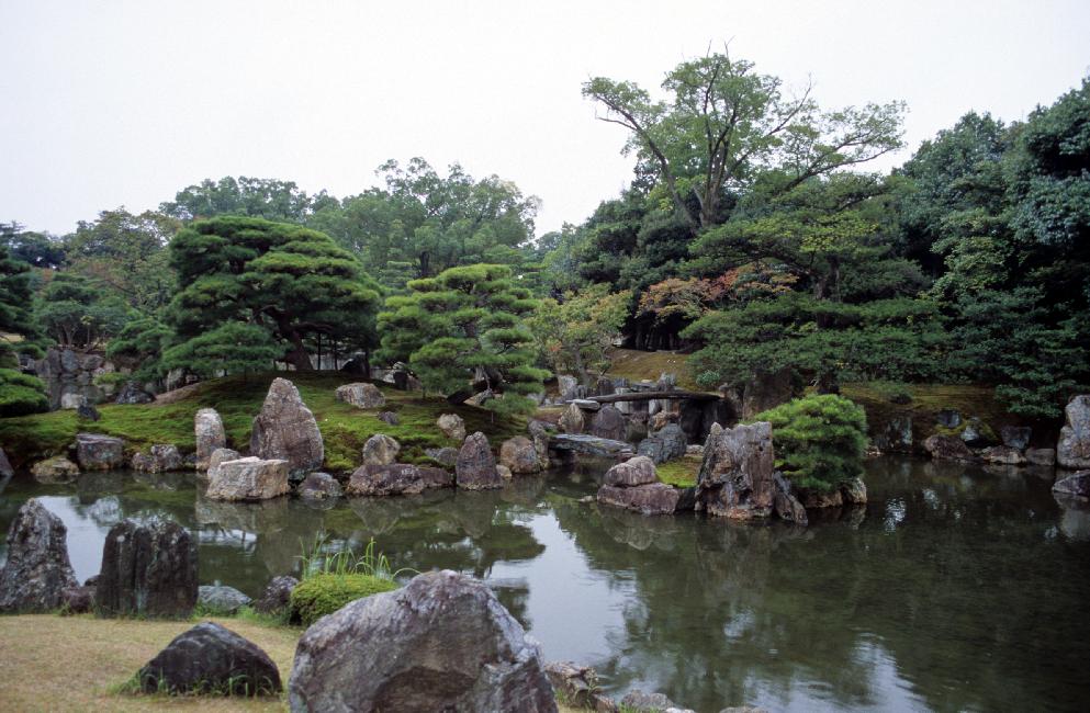Jardins du Nijo-jo, palais du shogun Ieyasu (1603).