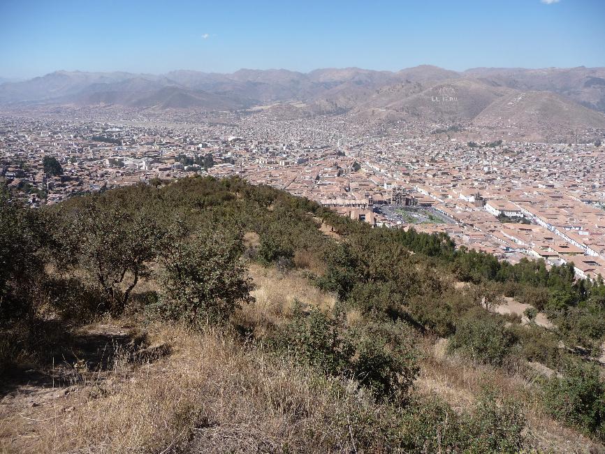 Cuzco, depuis le Sacsayhuaman